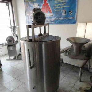 Marmita a gas con Agitador